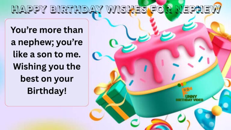 Happy Birthday Wishes for Nephew